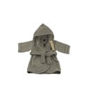 Sivi pamučni dječji kućni ogrtač vel.1-2 god - Tiseco Home Studio