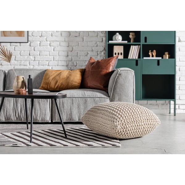 Cigla-crveni puf/jastuk za sjedenje Bonami Essentials Knit-image-1