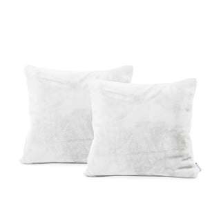 Set od 2 kremasto bijele jastučnice DecoKing Mic, 45 x 45 cm