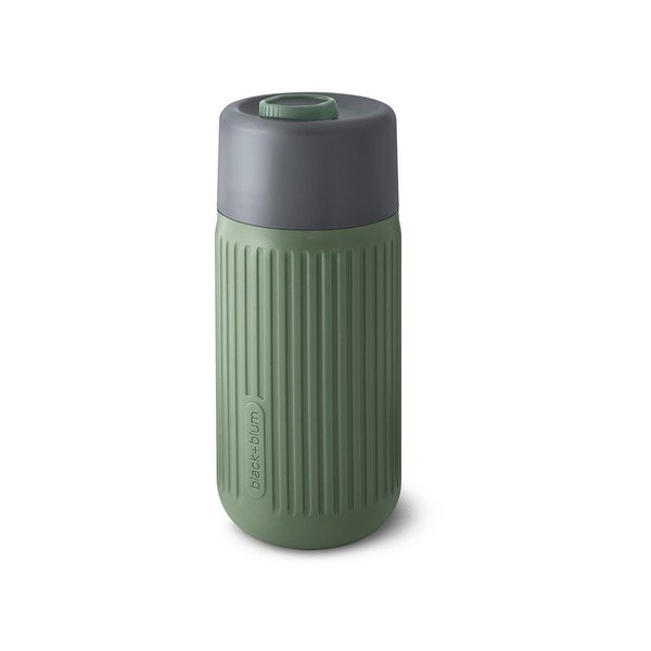 Zelena staklena putna šalica 340 ml – Black + Blum