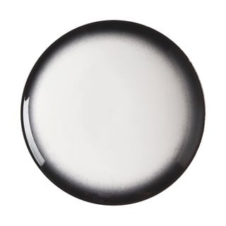 Bijelo-crni keramički desertni tanjur Maxwell & Williams Caviar, ø 20 cm