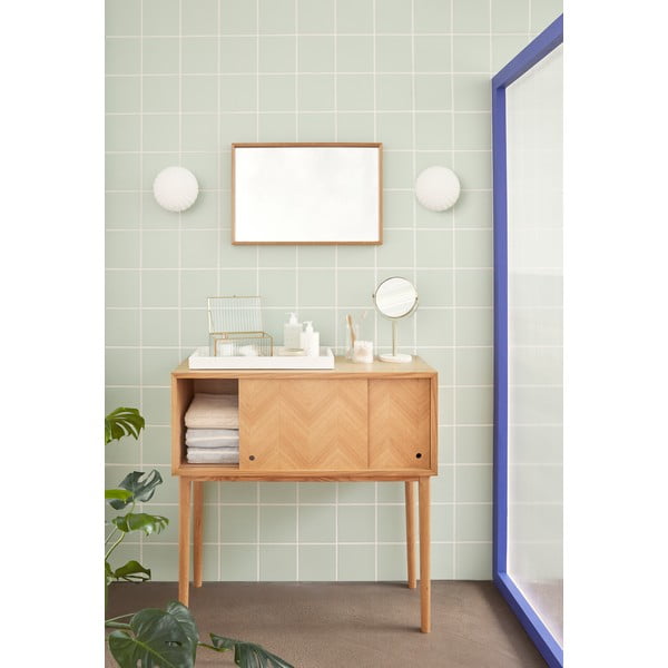 Bijela zidna lampa Kumu – Hübsch-image-1