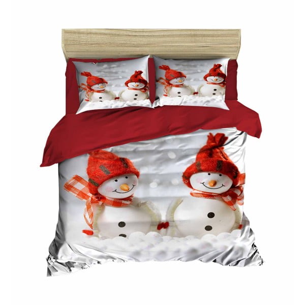 Božićna posteljina za bračni krevet Jasmine, 200 x 220 cm