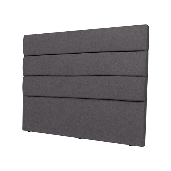 Tamno sivo uzglavlje Mazzini Sofas Pesaro, 200 x 120 cm-image-3