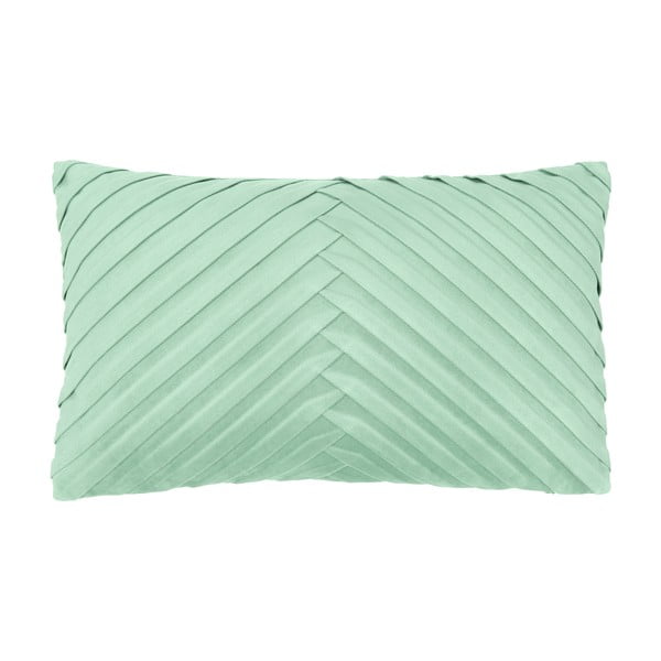 Zelena baršunasta ukrasna jastučnica Westwing Collection Lucie, 30 x 50 cm