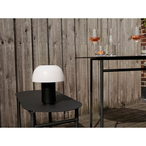 Crni metalni okrugao blagovaonski stol ø 70 cm Disc – Zone-image-1