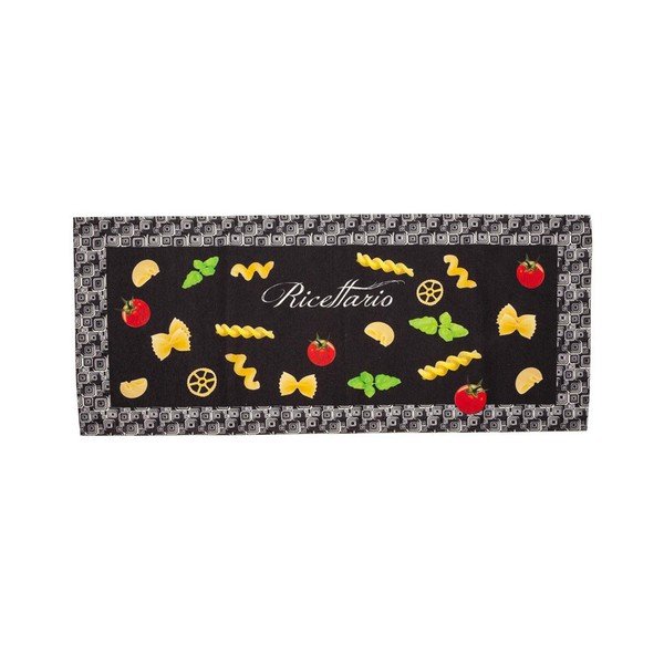 Vrlo izdržljiv kuhinjski tepih Webtappeti Pastabook, 60 x 110 cm-image-1