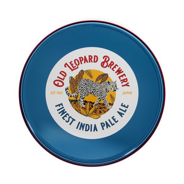 Metalni pladanj ø 33 cm Old Leopard Brewery – Rex London-image-2