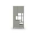 Zelena/siva biblioteka 84x175 cm Perla – Marckeric