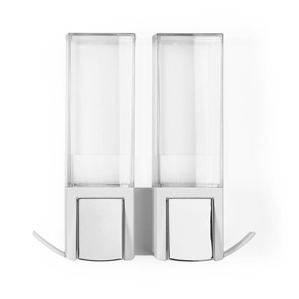 Bijeli dvostruki dozator za sapun Compactor Clevek Double Dispenser-image-2