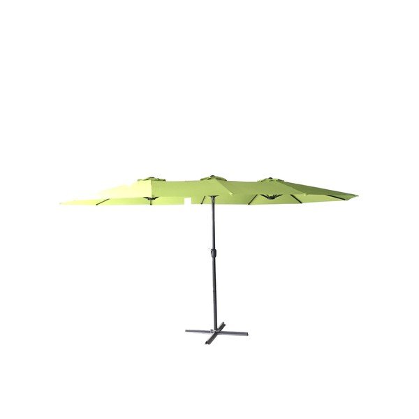 Zeleni suncobran 456x270 cm Double - Rojaplast-image-2