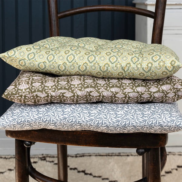 Pamučan jastuk za sjedenje 37x37 cm Blockprint – Rex London-image-3