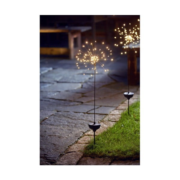 Vanjska solarna LED svjetiljka s bijelim diodama Star Trading Firework, visina 100 cm