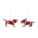 Vuneni ukrasi za božićno drvce u setu 2 kom 12 cm Monty – Bloomingville