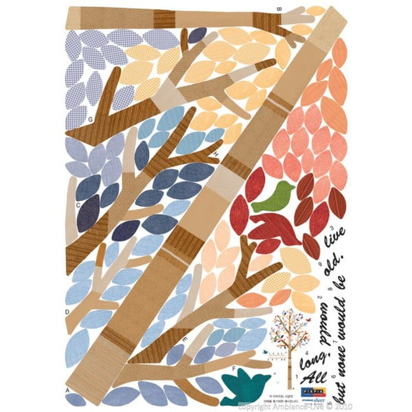 Naljepnice Ambience Tree and birds-image-1