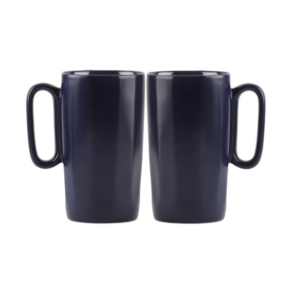 Plave šalice u setu 2 kom od kamenine 330 ml Fuori – Vialli Design