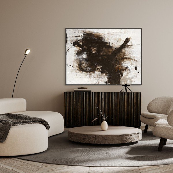 Ručno oslikana slika s okvirom/na platnu 121x91 cm The Invisible – Malerifabrikken-image-1