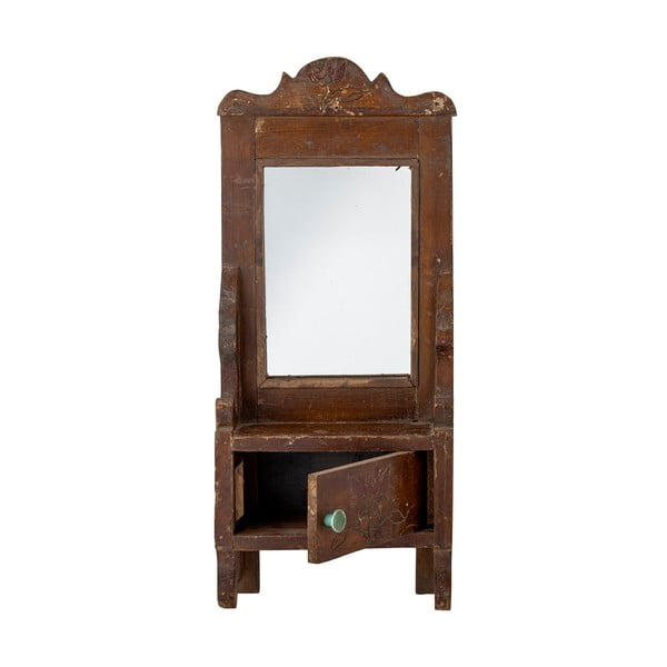 Zidno ogledalo s okvirom od masivnog drveta 17,5x43 cm Sehar – Bloomingville-image-4