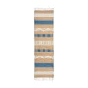 Plava/u prirodnoj boji ručno rađena staza od mješavine jute 60x230 cm Medina Jute – Flair Rugs