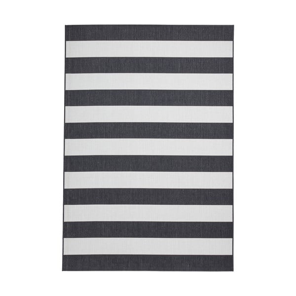 Bijelo-crni vanjski tepih 170x120 cm Santa Monica - Think Rugs