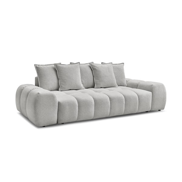 Svijetlo siva sofa od šenila 278 cm Everest – Bobochic Paris-image-3