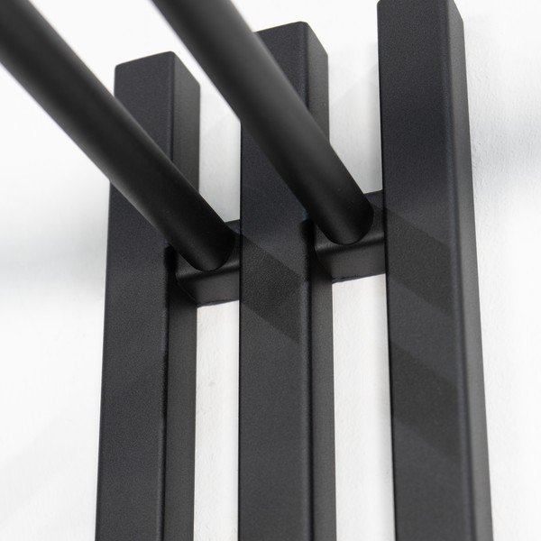 Crna metalna zidna vješalica 65 cm Senza – Spinder Design-image-4
