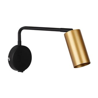 Metalna zidna lampa u crno-zlatnoj boji Tina - Candellux Lighting