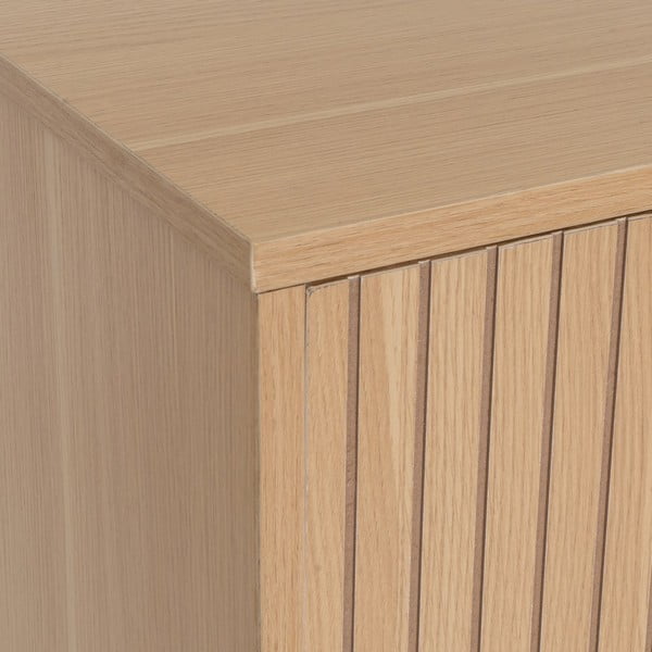 TV komoda u dekoru hrasta u prirodnoj boji 120x45x40 cm Mid-Lines – Casa Selección-image-3