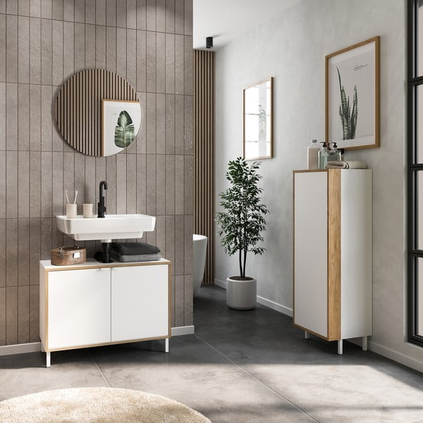 Bijeli set namještaja za kupaonicu Topeka – Germania-image-2