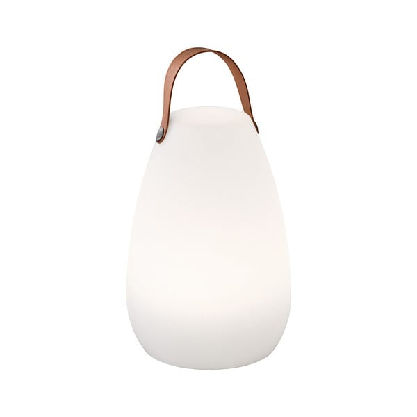 Bijela/smeđa LED stolna lampa (visina 26 cm) Ruby – Fischer & Honsel