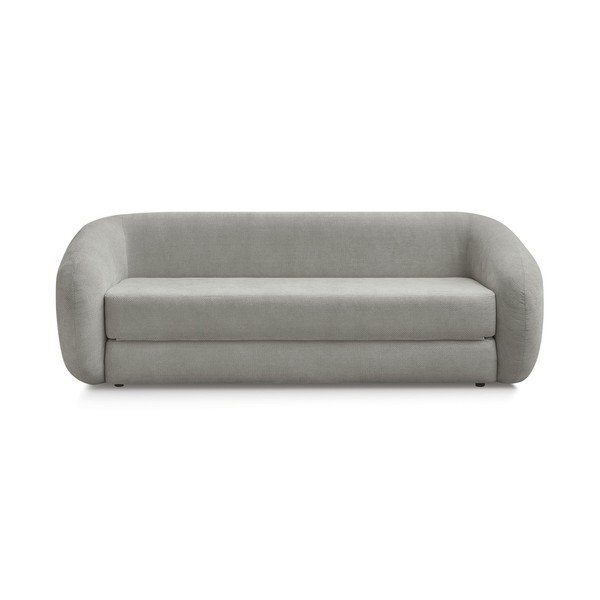 Svijetlo siva sklopiva sofa od šenila 228 cm Neyo – Bobochic Paris