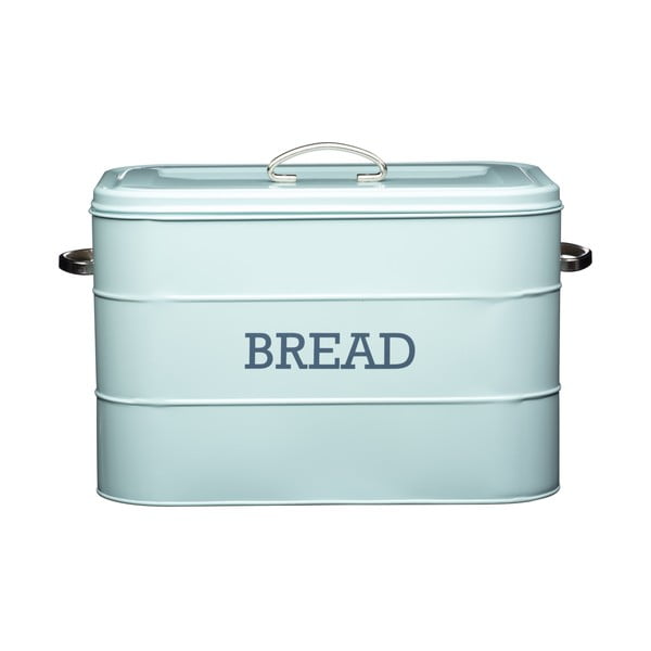Plava metalna posuda za kruh Kitchen Craft Living Nostalgia