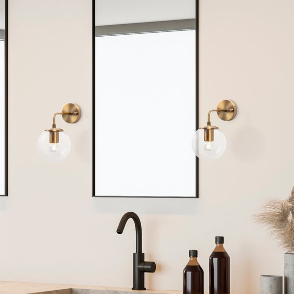 Mjedena zidna lampa ø 15 cm Viran – Opviq lights-image-1