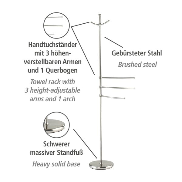 Stalak za ručnike i ogrtače Wenko Adiamo-image-3