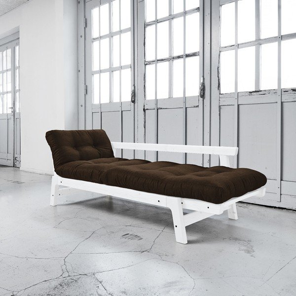 Sofa na razvlačenje Karup Step White / Choco Brown-image-2