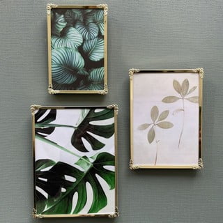 Metalni stojeći/viseći okvir u zlatnoj boji 16x21 cm Decora – Zilverstad
