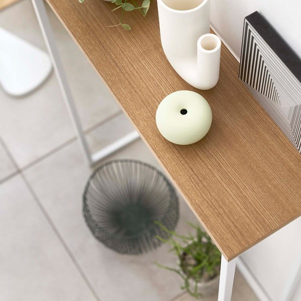 Bijeli/svjetlo smeđi pomoćni stol 18.5x60 cm Tower – YAMAZAKI-image-3