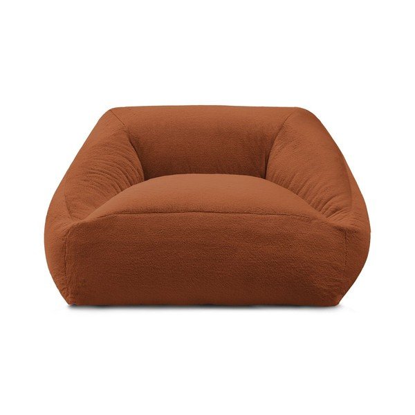 Narančasta vreća za sjedenje od umjetnog krzna Lilibet – Bobochic Paris-image-2