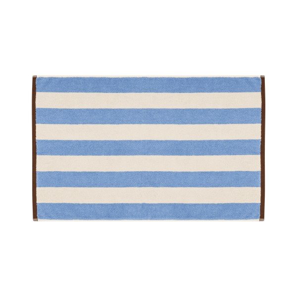 Plava tekstilna kupaonska prostirka 50x80 cm Gobo – noo.ma