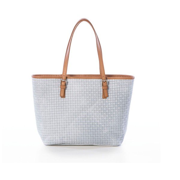Suede bijela kožna torbica-image-1