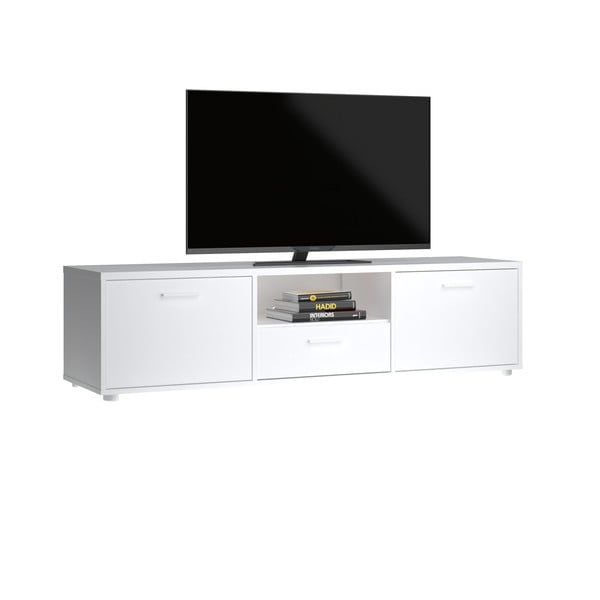 Bijela TV komoda 147x38 cm Media – Tvilum-image-4