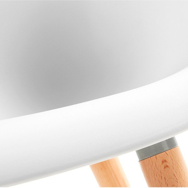 Bijela fotelja s nogama od drva bukve Kave Home Kenna-image-4