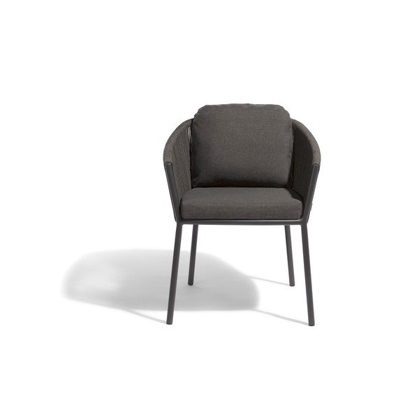 Crna metalna vrtna stolica Omer – Diphano-image-2