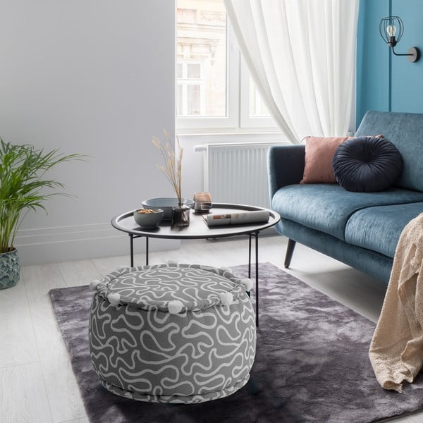 Svijetlo sivi tabure Tangle – Tomasucci-image-2