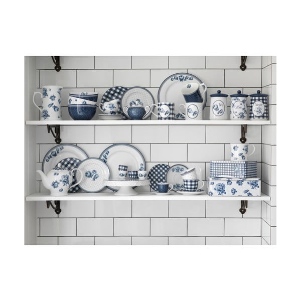 Set od 6 plutanih podmetača Creative Tops Vintage Indigo, 10,5 x 10,5 cm-image-1