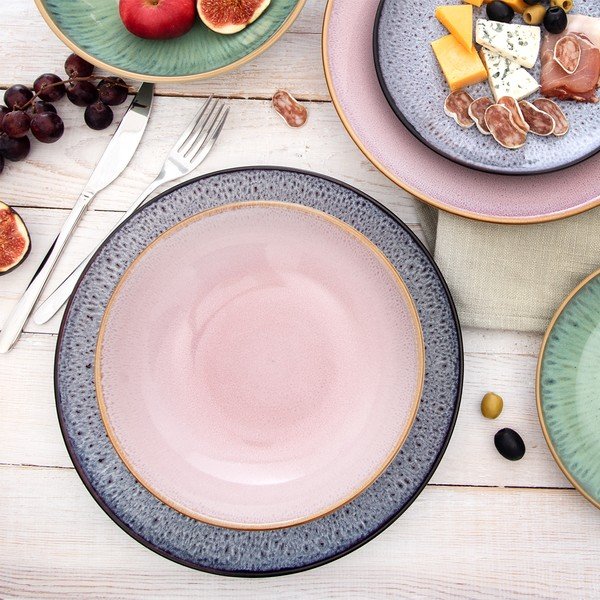 Ljubičasti keramički tanjur ø 27 cm Glaze – Orion-image-3