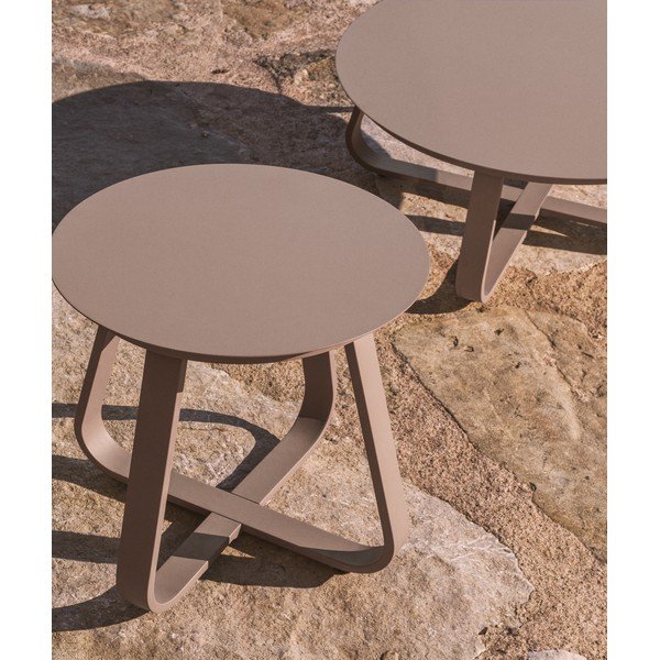 Metalni okrugao vrtni stolić ø 48 cm Tamaris – Kave Home-image-2