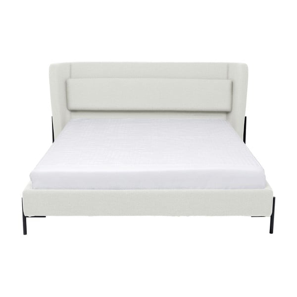 Krem tapecirani bračni krevet 180x200 cm Tivoli – Kare Design