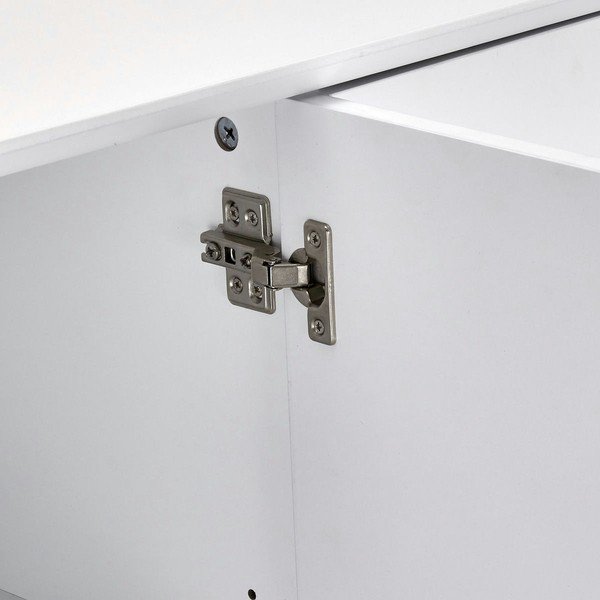 Bijela niska komoda 160x80 cm Lyon – Furnhouse-image-1