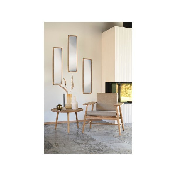 Zidno ogledalo s okvirom od masivnog drveta 23x80 cm Bodo – Villa Collection-image-2